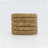 5PC High Elasticity Hair Ties Leopard Print Elastic Hair Scrunchie Ties for Women Wild Fashion Head Rope Hair Styling Accessorie