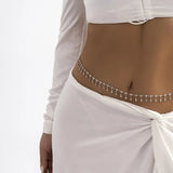 Waist Accessory Fashionable and Personalized Round Bead Chain Twisted Chain Double-layer Women's Waist Chain New Body Chain