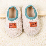 Autumn Winter Baby Slippers Toddler Plush Floor Sock Shoes Boy Girl Children Soft Anti-slip Walking Shoes Indoor Home Kids Shoes
