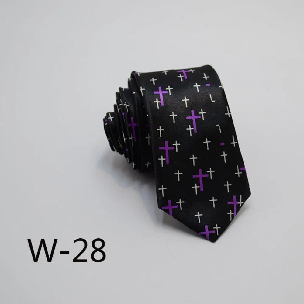 5cm Musical Note Printed Tie College Students Narrow Neckties Leopard Check Performance Ties For Men Daily Neckwear Gravata Gift