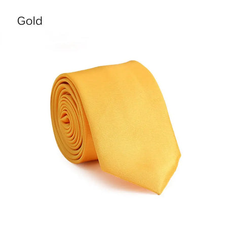 Fashion Casual Slim Plain Mens Solid Skinny Neck Party wedding Tie Silk Necktie