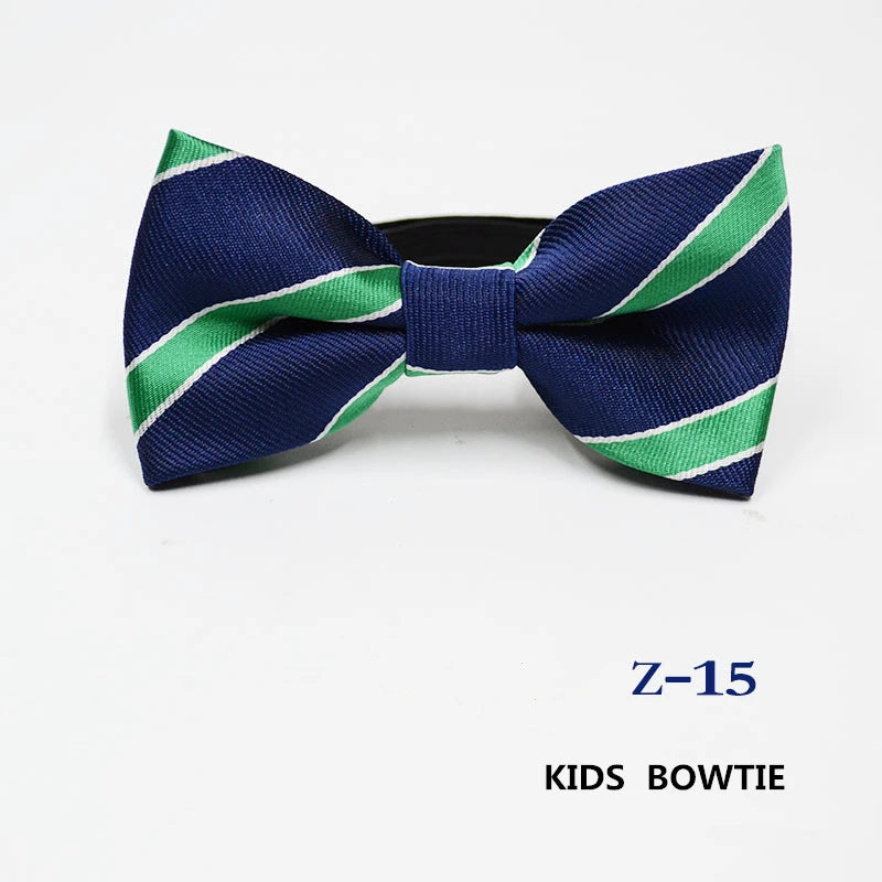 53 Color Children's Bow Tie Fashion Jacquard Baby Neckties Tie Baby Kid Kids Classical Pet Striped Butterfly Elastic Cord BowTie