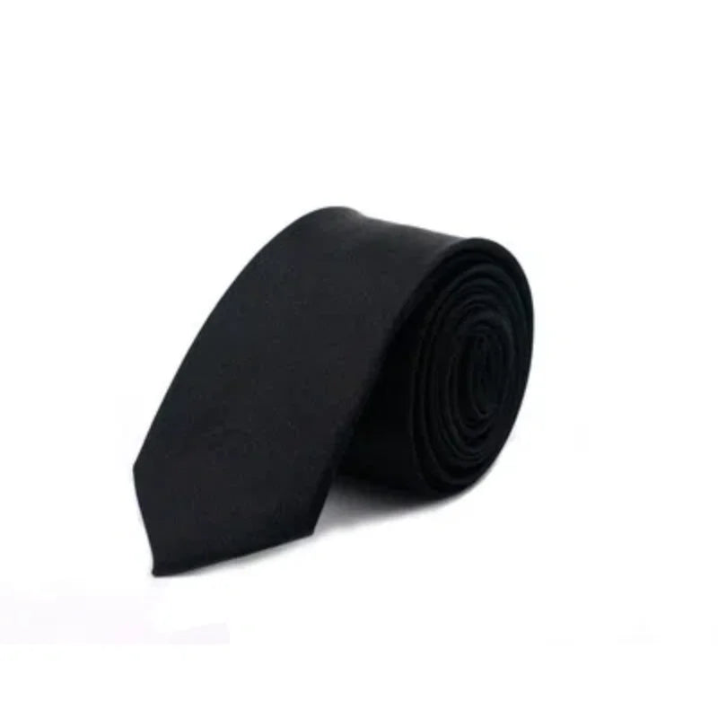 Solid Color Tie Polyester Material Business Executive Formal Fashion Tie for Men and Women