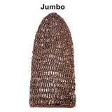 Fashion Women Crochet Hair Snood With Elastic Edge Long Hair Net Mesh Sleeping Nightcap Turban Headwear Hair Net