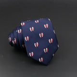 Cute Cartoon Pattern Animal Floral Printed Tie For Men Narrow Slim NeckTie Wedding Red Navy Party Ties Cravat Accessories Gifts