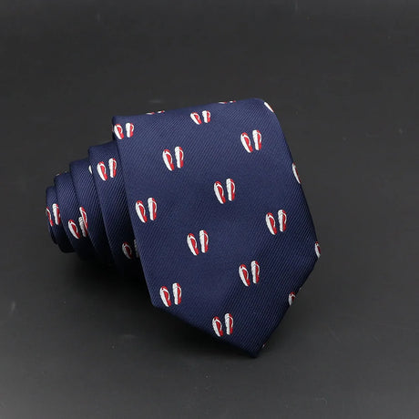 Cute Cartoon Pattern Animal Floral Printed Tie For Men Narrow Slim NeckTie Wedding Red Navy Party Ties Cravat Accessories Gifts