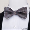 Fashion Brand Brand Silk Bow Tie Dark Blue Man Dot Wedding Accessories lover's day Fit Formal Party