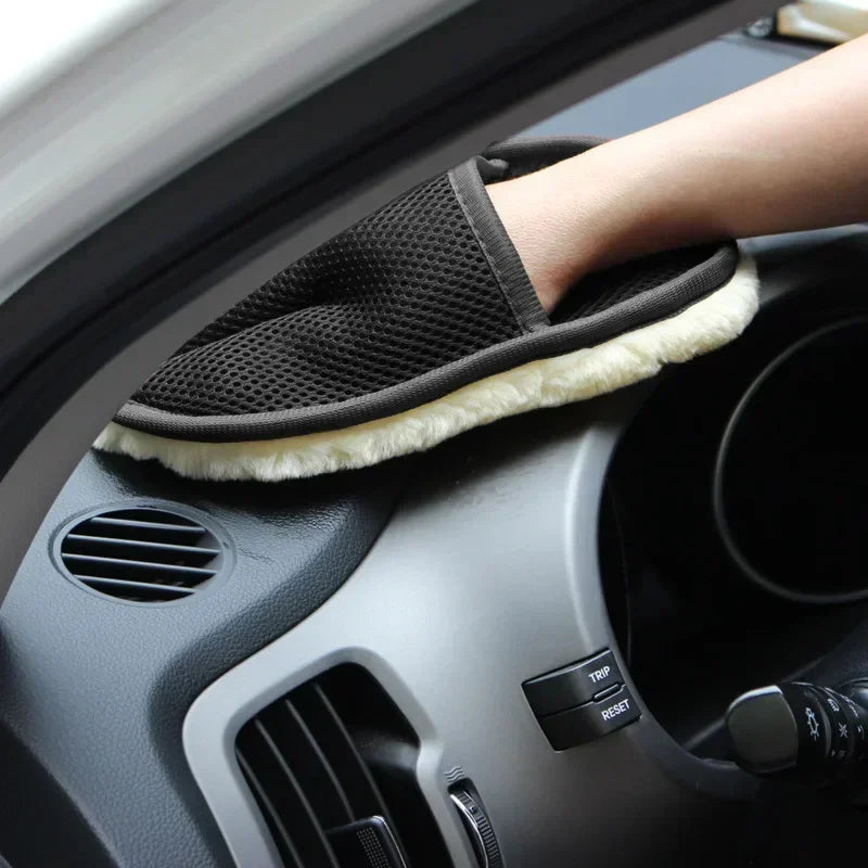 Car cleaning tools cleaning brush Wool Soft Auto Car Washing Gloves Motorcycle Washer Care Car paint Wash Tools Accessories