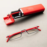 Blue light Blocking Reading Glasses for Men Metal Frame Readers Magnifier Presbyopia Lens Eyewear With Case +1.25+1.75+2.25