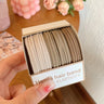 Nylon Rubber High Elastic Hair Bands Hair Ties Women Girls Candy Basic Ponytail Holder Scrunchies Gum Ropes Hair Accessories Set