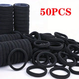 Elastic towel headband Korean version headband seamless rubber band tied hair for adults and women, simple accessories