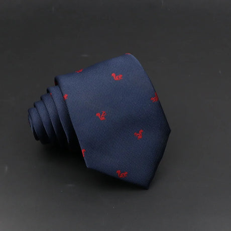 Cute Cartoon Pattern Animal Floral Printed Tie For Men Narrow Slim NeckTie Wedding Red Navy Party Ties Cravat Accessories Gifts