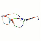 Blue Light Blocking Glasses Lady Computers Flat Lenses Eyeglass reading fatigue relieving reading glasses for wome