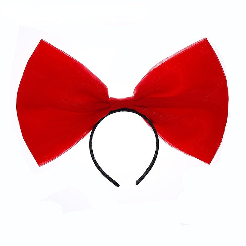 Bow Headband Bowknot Hair Bands Women Party Decoration Cosplay Costume Headwear Headpiece Birthday  Accessories Halloween