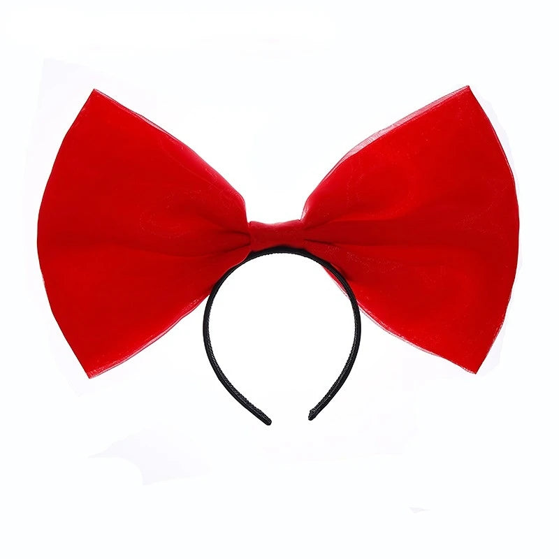 Bow Headband Bowknot Hair Bands Women Party Decoration Cosplay Costume Headwear Headpiece Birthday  Accessories Halloween