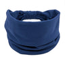 Headwrap Solid Color Knot Wide Headbands for Women Soft Cotton Sports Elastic Hair Bands Accessories Yoga Bandana Bandage