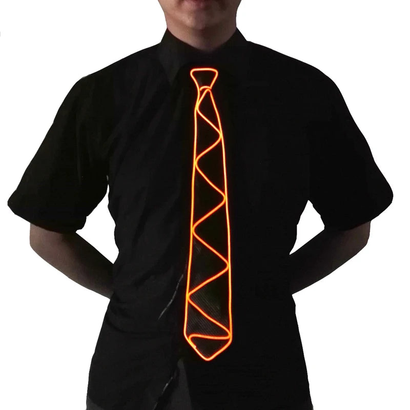 LED Acrylic Bow Tie Light up LED Men Bow Tie Luminous Bow tie Costume Men Ties DJ Dance Glow Decoration Novelty Gift LED Cravat