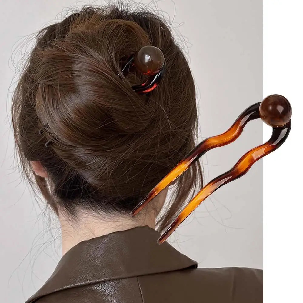 Retro S Shape Ponytail Twist Hair Clips New Fashion Multi-colour Twisted Hollow Out Shark Clips Headdress Hair Accessories Gift