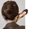 Retro S Shape Ponytail Twist Hair Clips New Fashion Multi-colour Twisted Hollow Out Shark Clips Headdress Hair Accessories Gift