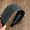 Women Very Wide Ribbed Knit Hairbands Tooth Headbands Non-slip For Washing Sports Simple Solid Color High Crown Headwrap 7cm