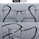 Men's Titanium Glasses Frame - Japanese High-End Square Eyewear, Ultralight Business Eyeglasses (Brand New Design)