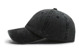 Hat Men's Washed Coated Baseball Cap Color Tile Korean Version Simple Dome Cap Solid Color Sports Sun Hat
