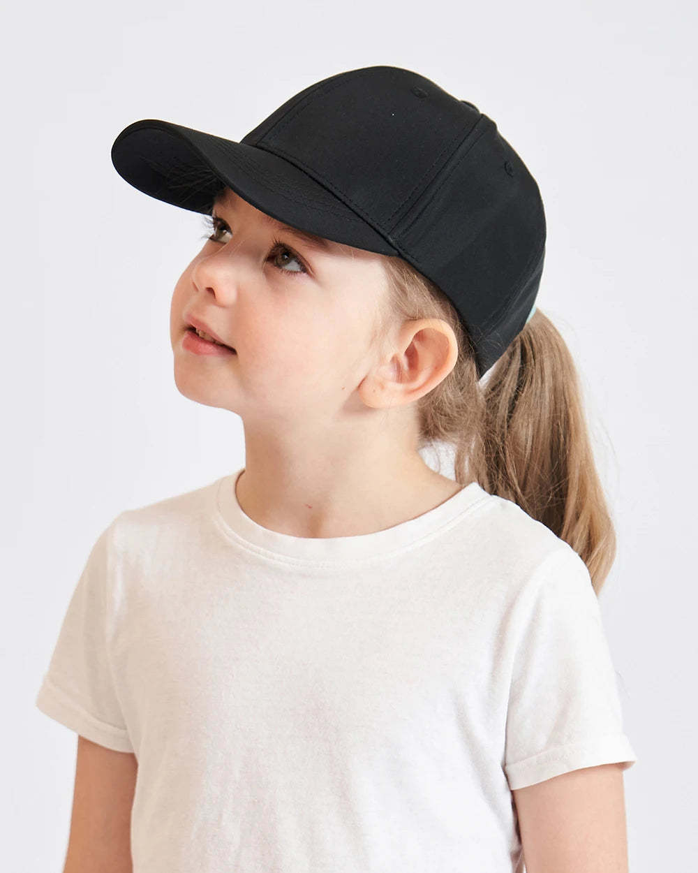 Fashion High Ponytail Kids Boy Hat Sun Hats Baseball Caps Adjustable Solid Color Print Travel Caps Baby Children Peaked Caps Hat
