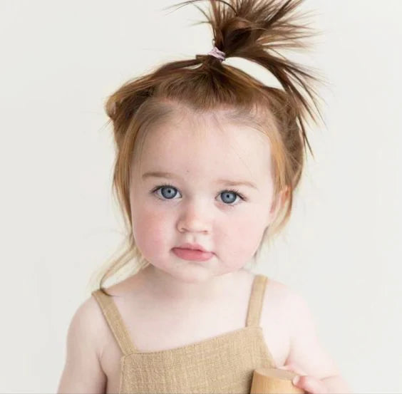 200PCS Baby Toddler Hair Ties Multicolors Elastic Hair Ties 2cm in Diameter No Crease Finger Hair Elastics Small Ponytail Holder