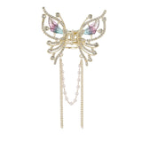 AWAYTR Shark Crab Clips Girls Hairpin Hair Accessories Korean Women Simple Hair Claw Clip Butterfly Pearl Tassel Hair Clip