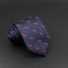 Cute Cartoon Pattern Animal Floral Printed Tie For Men Narrow Slim NeckTie Wedding Red Navy Party Ties Cravat Accessories Gifts