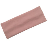 New Solid Knitted Headband for Women Girls Autumn Winter Sport Yoga Sweat Uptake Headwear Elastic Hairbands Hair Accessories