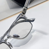 Popular Sunglasses Titanium Acetate Fashion Eyeglasse Frame Men Square Retro High Quality Women Luxury Brand Designer Glasses