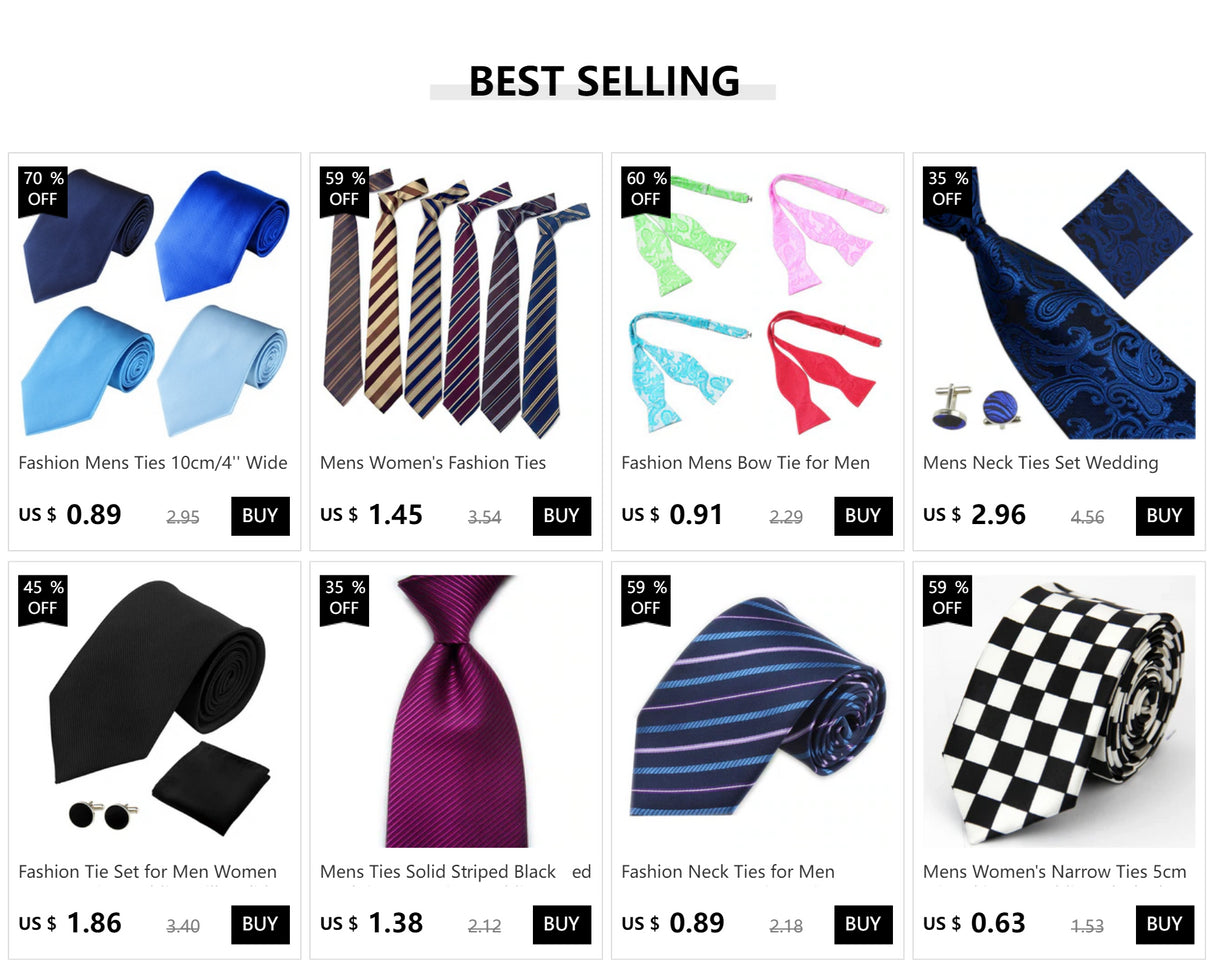 Fashion Men's Tie Business Wedding Gifts Accessories Mens Silk Tie Solid Neck Ties Man Black Blue Red White Necktie for Men