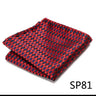 Pocket Square Handkerchief Nice Handmade Woven 100% Silk Hanky Pocket Square Printed  hombre Pink Office Clothing accessories