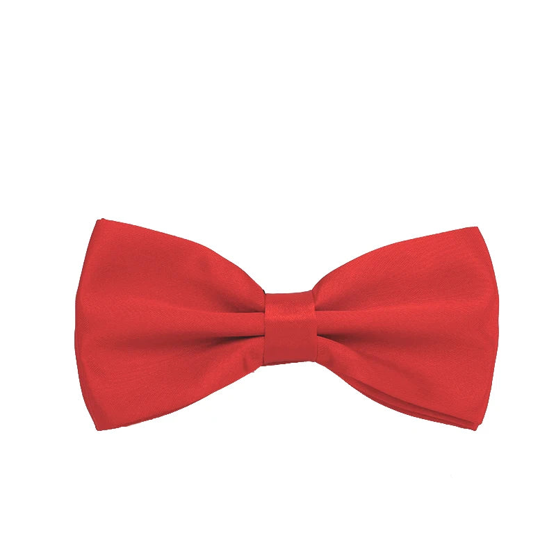 Men Bowties Classic Satin Bowtie Hot Sale Gentleman Necktie For Wedding Party Adjustable Solid Colorful Men Bow Ties Neck Cravat