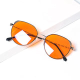 Good Sleep Blue Light Blocking Glasses Men Women Red Lenses Anti Green Light Eliminate Eye Strain Glasses  Bluelight clear lens