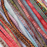 5 Yards 6-20MM 3/8 5/8 INCH Embroidered Flower Jacquard Ribbons Trim Decoration For Pet Collars Clothing Geometric Lace Sewing