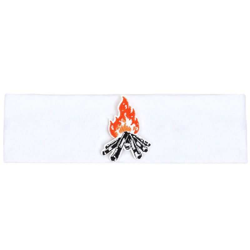Baby Girls BBQ Cotton Headbands Casual Soft Glasses Backpacks Elastic Headwear Kids Childs Hair Accessories Toddler Hair Bands