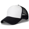 COKK Mesh Baseball Cap Adjustable Snapback Hats For Women Men Unisex Hip Hop Trucker Cap Dad Hat Sponge Soft Breathable Black