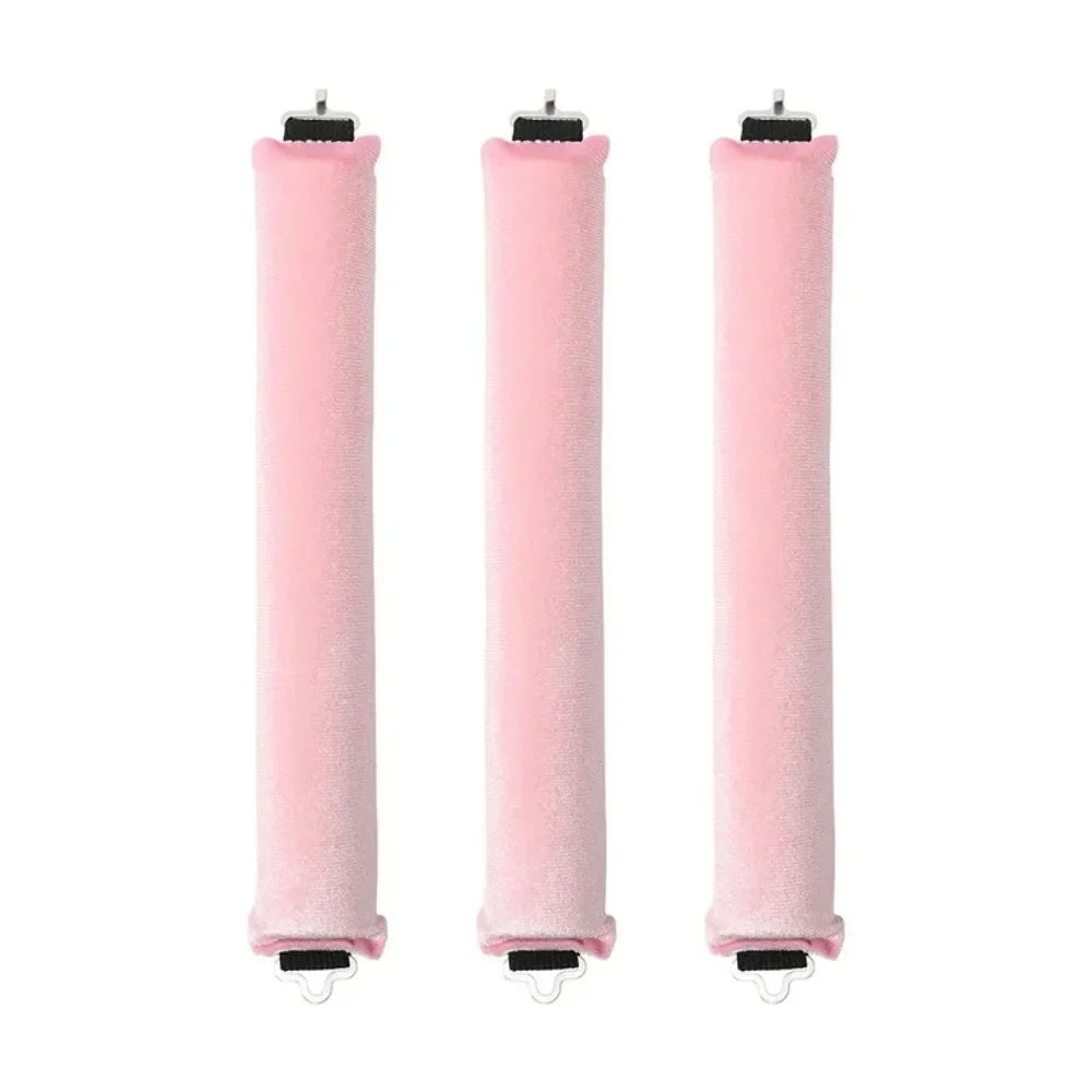 Heatless Hair Curler Satin Sleeping Cap Set No Heat Hair Rollers Curling Rod Headband Soft Curlers Lazy Curls Bonnet Night Hat