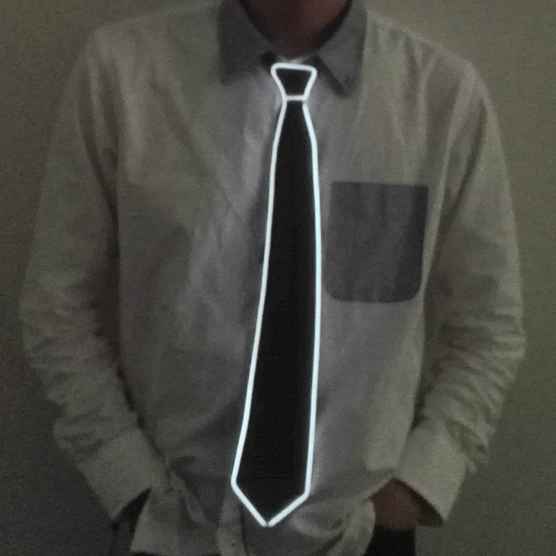 LED Acrylic Bow Tie Light up LED Men Bow Tie Luminous Bow tie Costume Men Ties DJ Dance Glow Decoration Novelty Gift LED Cravat