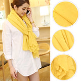 Women Cotton Linen Scarf Shawl Hijab Muslim Long Headscarf Scarves Head Wraps Solid Scarves Female Plain Head Scarf 180*55cm