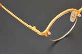 53160 Retro round pure titanium handmade glasses frame men and women irregular high-end optical frames