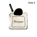 Hanging Hand Towel Double Layer Absorb Water Quick Drying Toilet Handkerchief Simple Household Children Fine Hand Towel