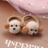 Hair Accessories Girls Ties Elastique Cheveux Fille Gomas Elasticas Furry Korean Kinder Kleding Rabbit Ears Scrunchie Headbands