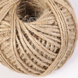 30-100m Hemp Cords String Twine Jute Rope Twisted Hessian Ribbon Wedding Birthday Christmas Party Gift Wrap Ribbons DIY Supplies