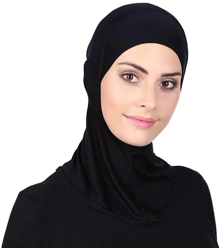 Under Scarf Hijab Cap Women Stretch Under Caps Solid Color Hijab Under Scarf Woman Hijab Cap Unisex Hijab Hats Turbans for Women