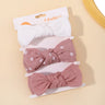 3Pcs/set Elastic Soft Headband for Baby Hair Accessories Newborn Bows Headwear Printing Toddler Bandage Ribbon Bowknot Headscarf