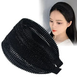 Women's Hair Band Simple Wide Headband with Teeth Non-Slip Hairpin All-Matching Hollow Cover Gray Hair Haar Accessoires Women