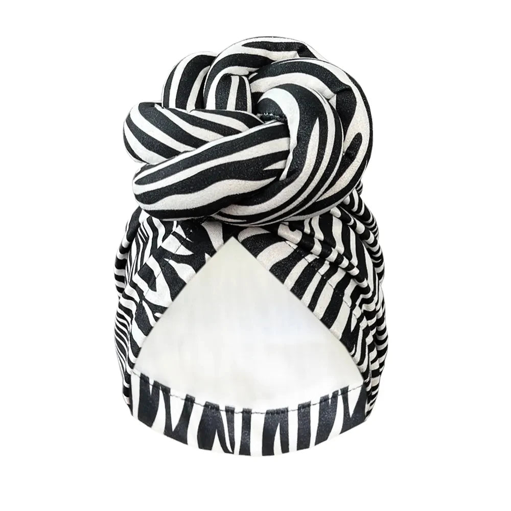 New African Turban for Women Large Flower Stretch Turban Headwrap Beanie Hat Ladies Turbante Mujer Bandanas Chemo Cap Head Cover